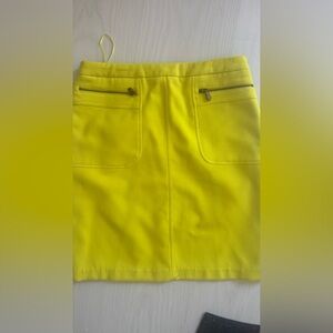 J. McLaughlin Vibrant Yellow Pencil Skirt